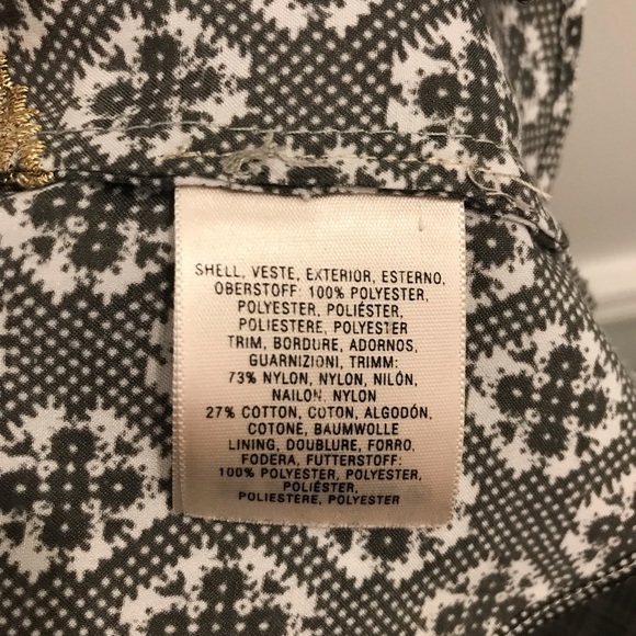 Anthropologie Floreat Gold Stream Sequin Tank small Swing Top sequins embroidery - Picture 11 of 13